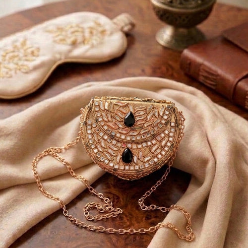 Gemstone Petal Clutch