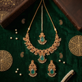 Emerald Green Dewdrop Pearl Set