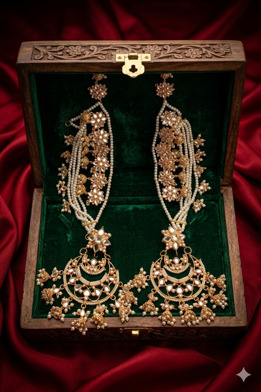Long Bridal/Heavy Sahare Earrings